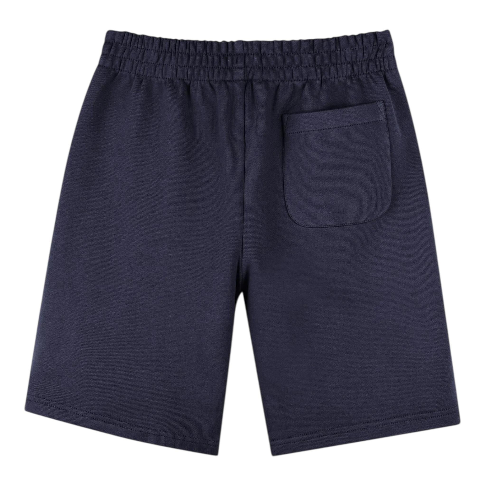 Kenzo Bermuda Felpa Tinta Unita con Logo per Bambino K61122 BLU KENZO 