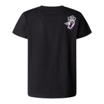 The North Face T-Shirt Girocollo Tinta Unita con Stampa per Bambina NF0A8AXFJK31XS NERO THE NORTH FACE 