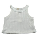 Zhoe & Tobiah Canotta Girocollo Tinta Unita per Neonata BSE4F BIANCO ZHOE & TOBIAH 