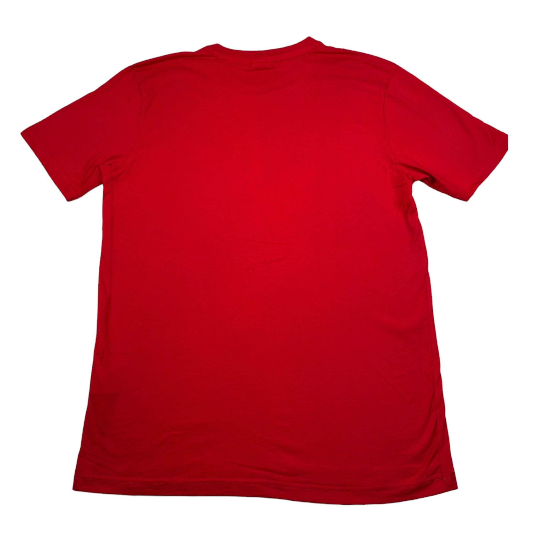 Icon T-Shirt Girocollo Tinta Unita con Logo per Bambino IBKS00489 ROSSO ICON 