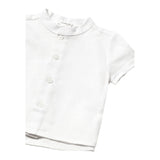 Mayoral Camicia Tinta Unita Mezza Manica per Neonato 1101 BIANCO MAYORAL 