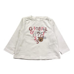 GUESS shirt girocollo tinta unita ocn logo Bianco per Neonata K4YI27K6YW4 BIANCO GUESS 