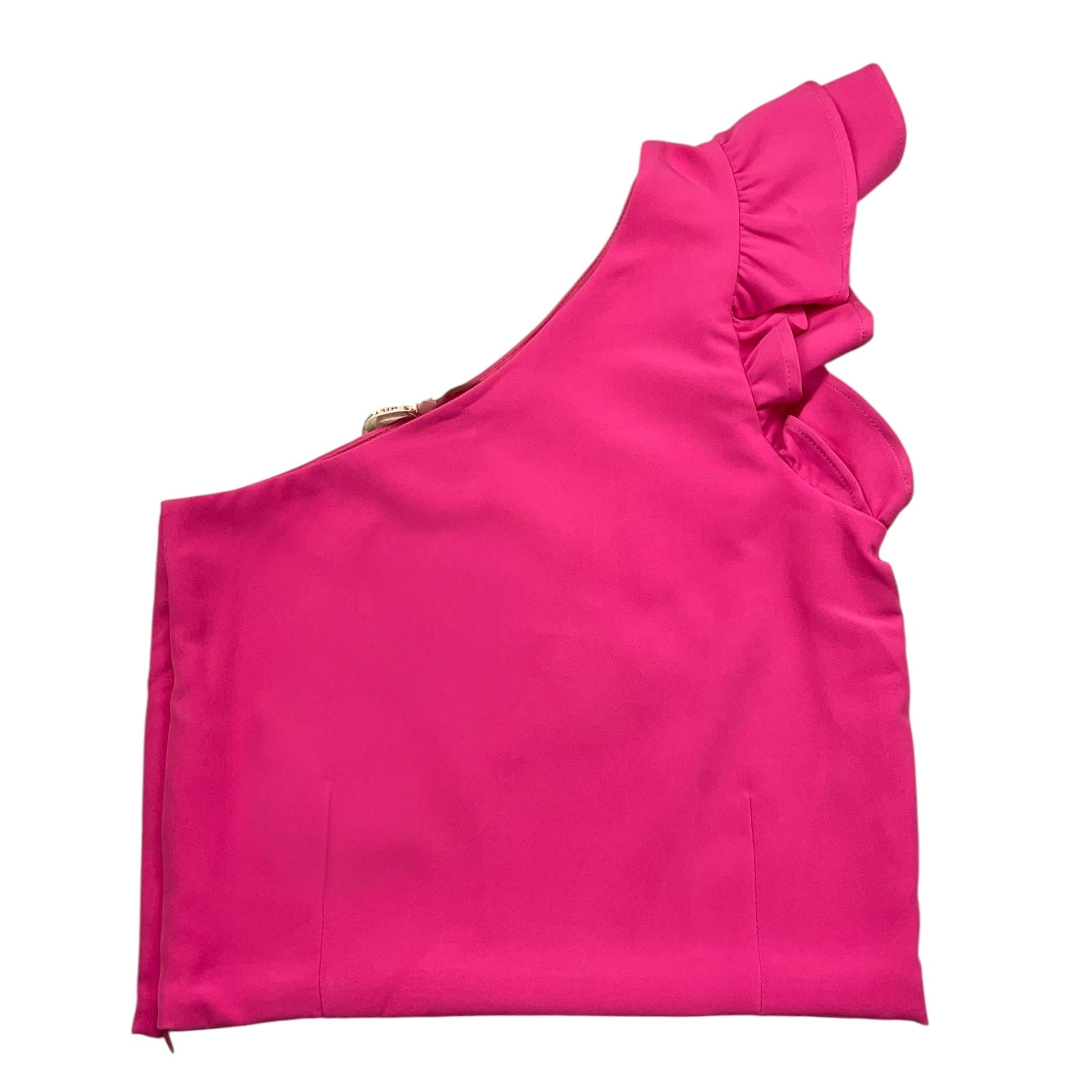 Paris Hilton Top Monospalla Tinta Unita per Bambina PHJTP1998 FUXIA PARIS HILTON 