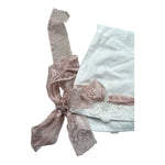 Marlu' Cappell Tinta Unita con Ricami per Neonata EP28CU BIANCO MARLU' 