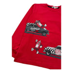 EMC shirt girocollo tinta unita con stampa in contrasto Rosso per Bambino BX2305 ROSSO EMC 