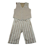 New Gereration Completo 2 Pezzi Gilet-Pantalone Beige per Bambino 41953 BEIGE NEW GERERATION 