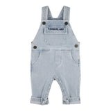 Timberland Salopette In Denim Tinta Unita per Neonato T60395 AZZURRO TIMBERLAND 