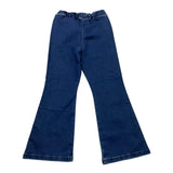 LIU JO jeans tinta unita modello zampa con elastico in vita Blu per Bambina KF3032 BLU LIU JO 