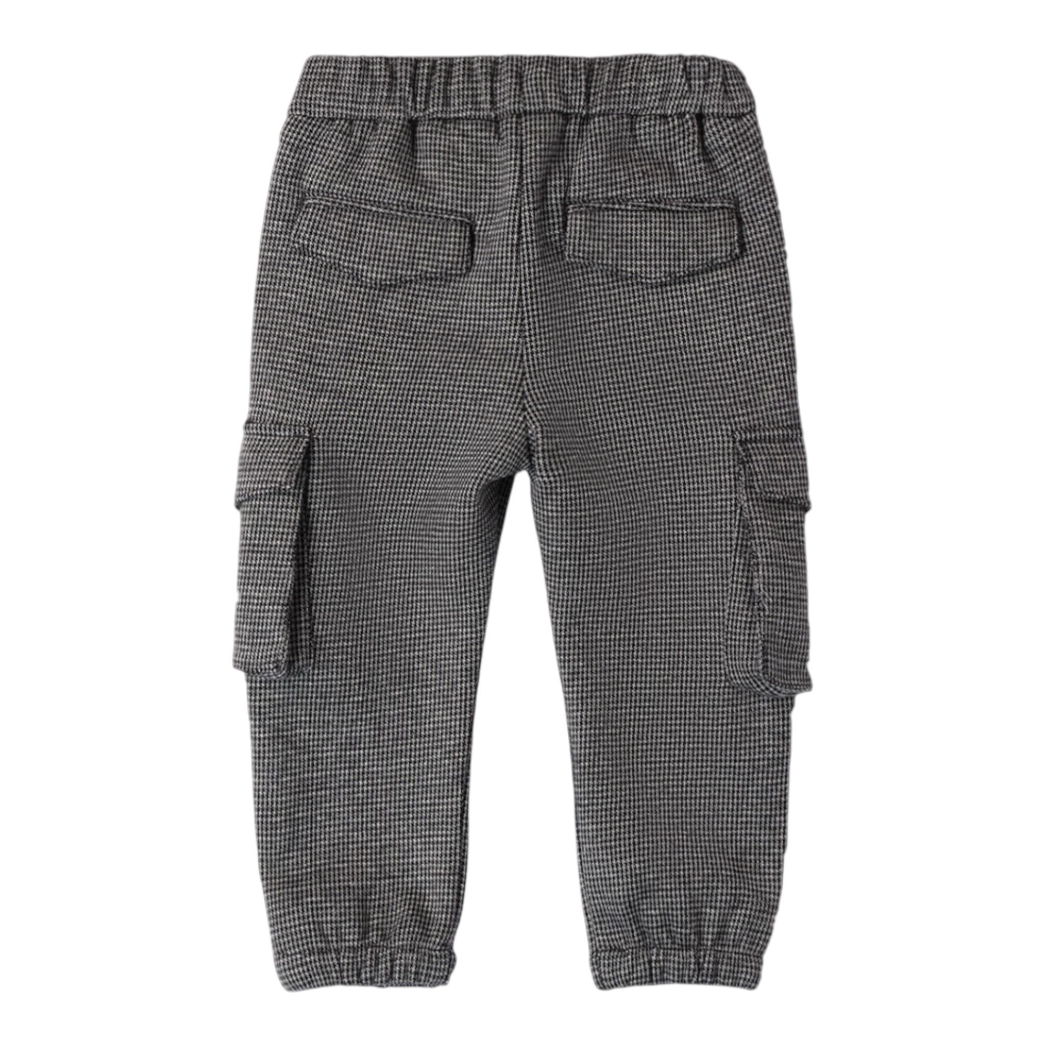 SARABANDA pantalone tinta unita con microfantasia Bianco per Bambino 0A163 BIANCO SARABANDA 