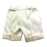 La Stupenderia Bermuda Tinta Unita Con Elastico In Vita Beige Per Neonato