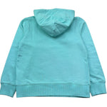 Sun68 Felpa Chiusa con Cappuccio Tinta Unita con Logo per Bambina F34332 VERDE ACQUA SUN68 