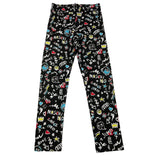 MOSCHINO leggins tinta unita con stampa Nero per Bambina HGP04X NERO MOSCHINO 