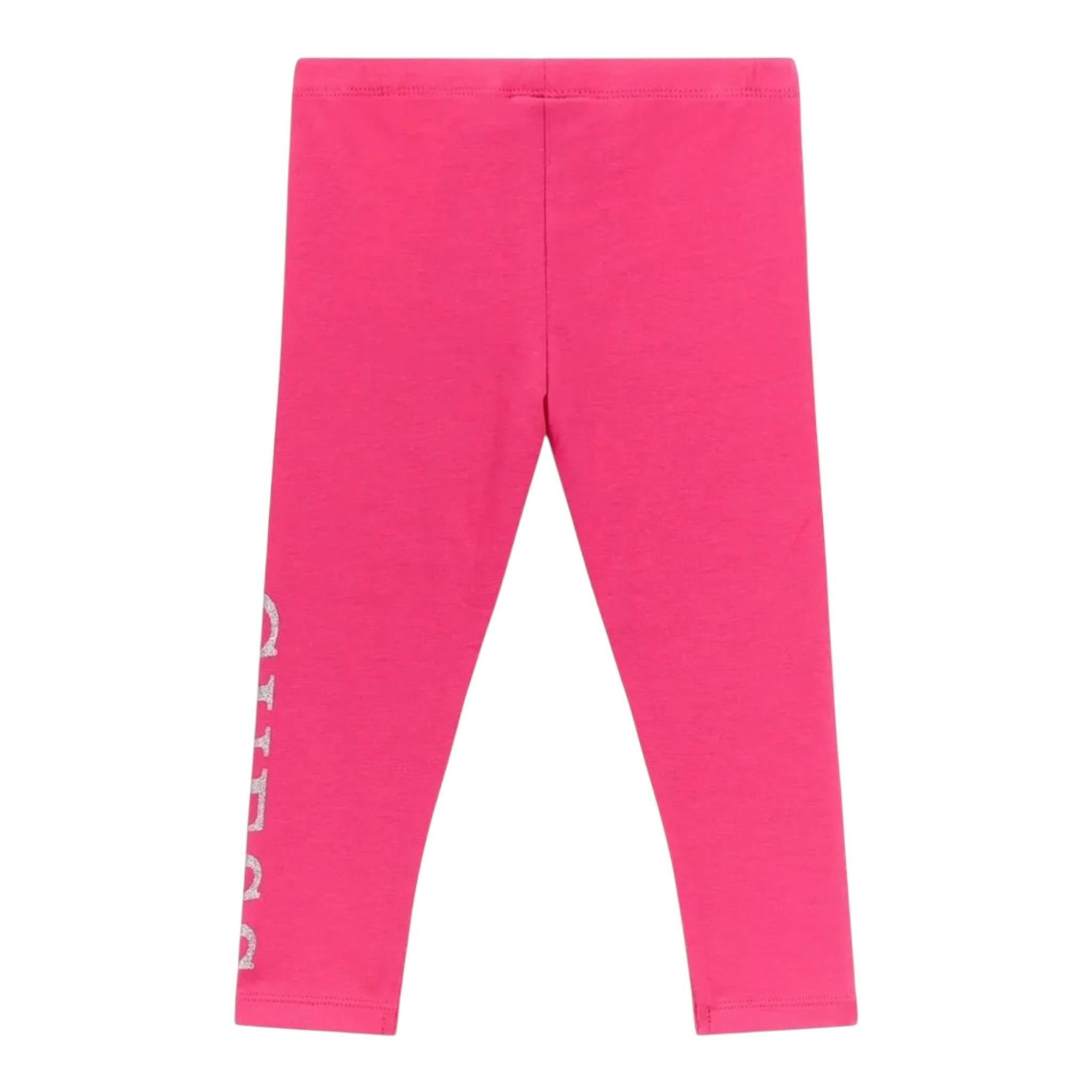 Guess Leggins Tinta Unita con Logo per Neonata K3YB01K82K0 FUXIA GUESS 