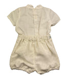 Pontoporponto Completo 2 Pezzi Camicia-Culotte per Neonato 6311 PANNA PONTOPORPONTO 