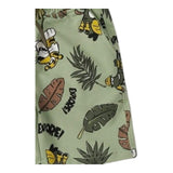 I Do Bermuda Tinta Unita con Stampa per Bambino 4B438 VERDE I DO 