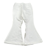 La Stupenderia Pantalone Tinta Unita Modello Zampa per Bambina TJPN72X PANNA LA STUPENDERIA 