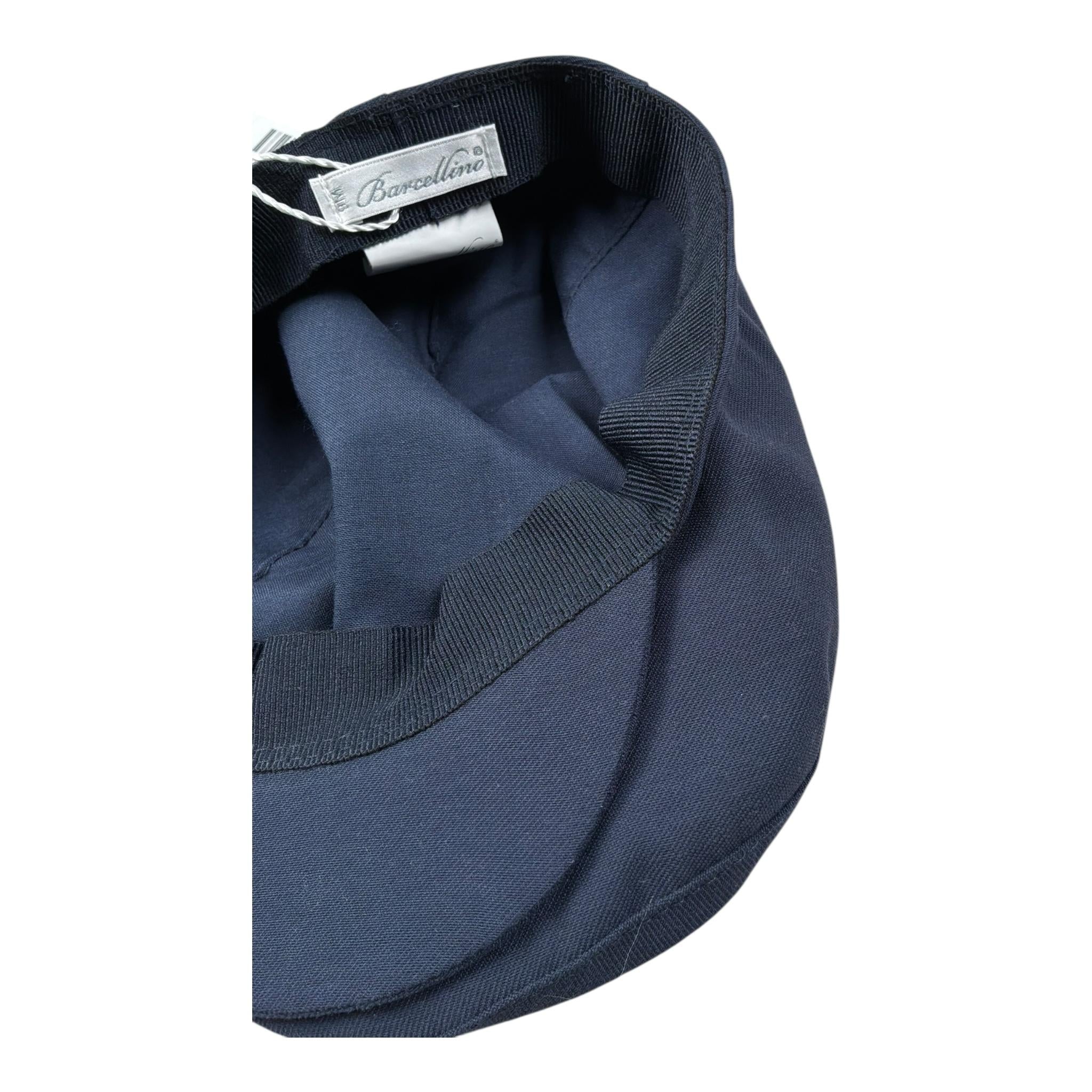 Barcellino Cappello Tinta Unita per Neonato 120738 BLU BARCELLINO 