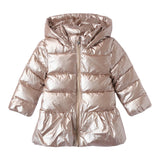 SARABANDA giubbino reversibile tinta unita con zip e cappuccio Rosa per Neonata A285 ROSA SARABANDA 
