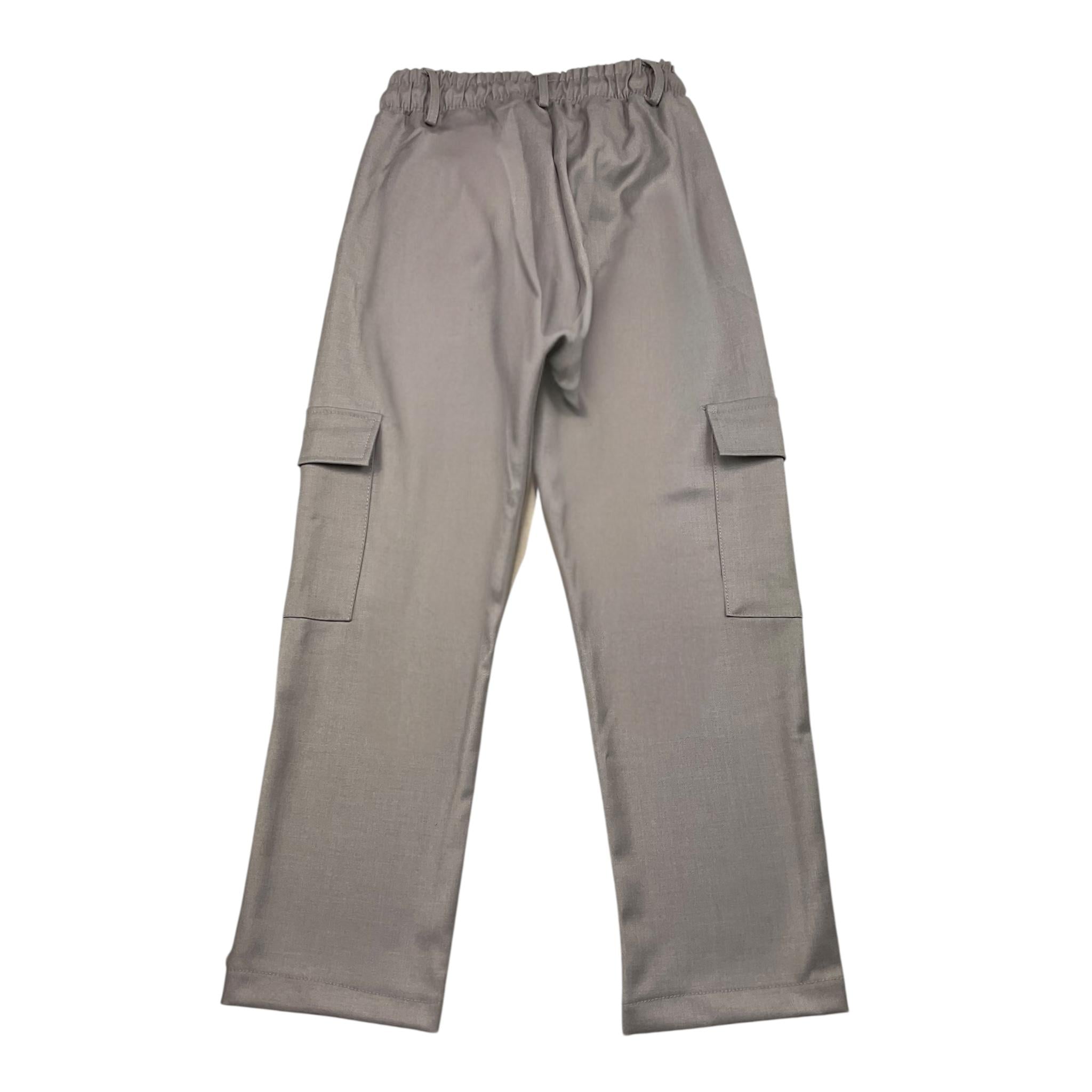NEVER TOO pantalone tinta unita con elastico in vita Grigio per Bambino NT2077R GRIGIO NEVER TOO 