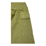 Lanvin Pantalone Tinta Unita Con Finta Cintura Verde Per Bambino