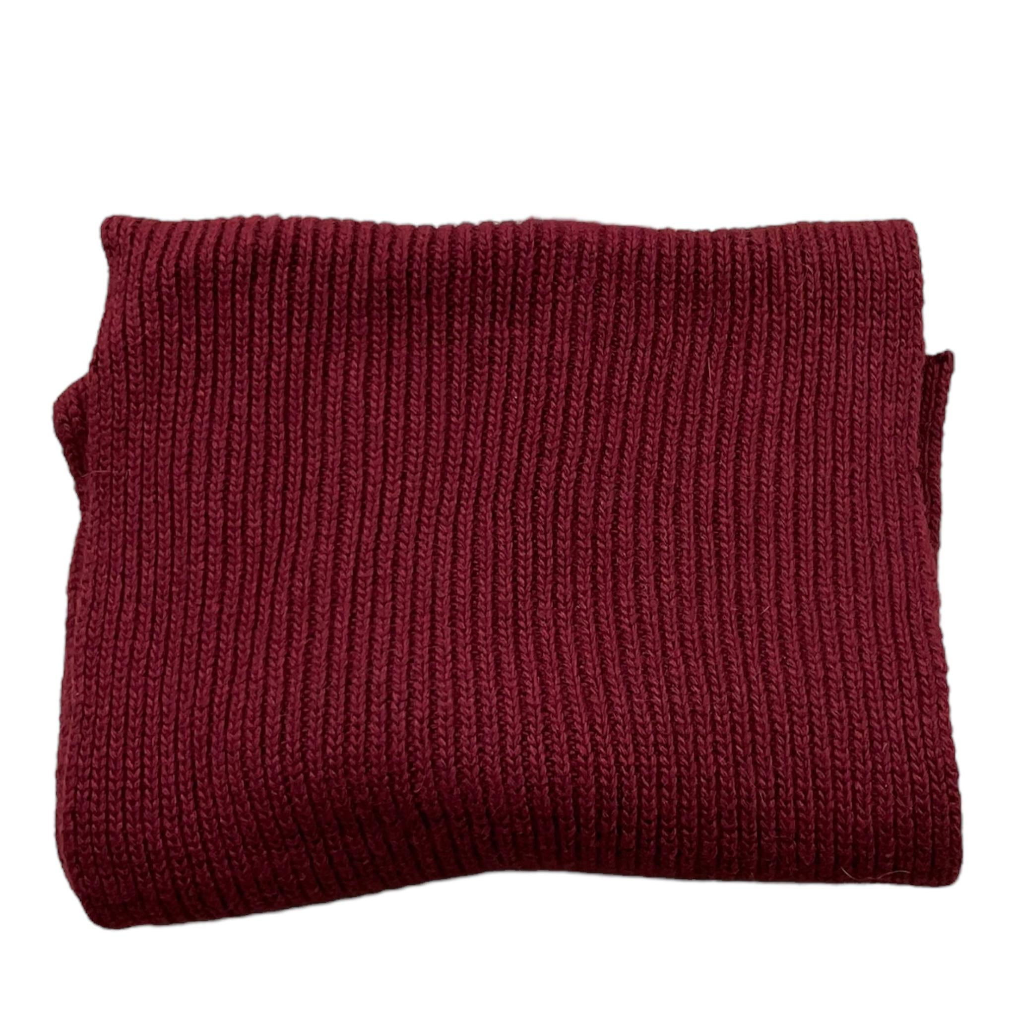 PAOLO PECORA sciarpa tinta unita con logo Rosso per Bambino PP4163 ROSSO PAOLO PECORA 