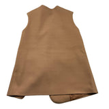 NAICE gilet tinta unita con bottoni in contrasto Beige per Bambina 231080 BEIGE NAICE 