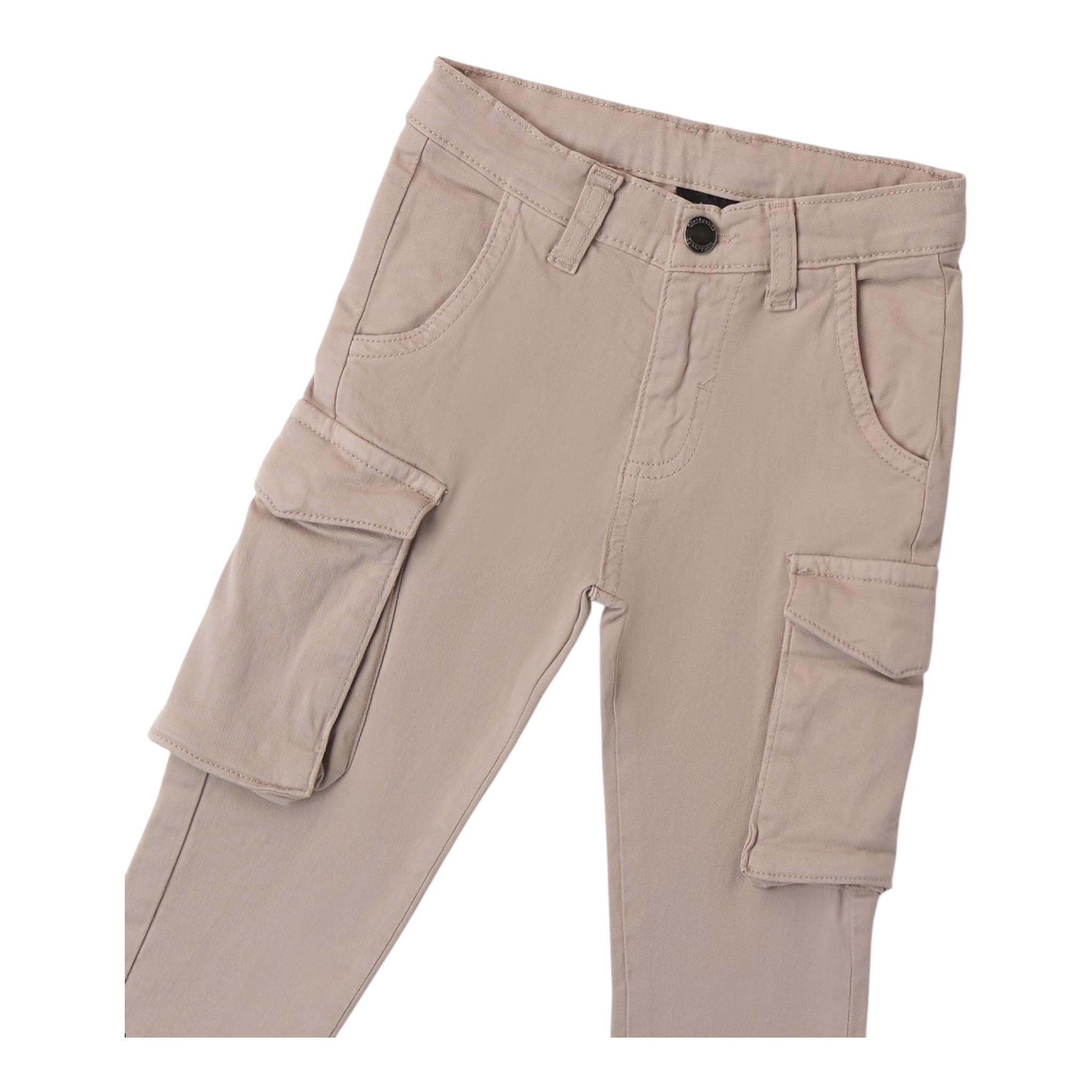 SARABANDA pantalone tinta unita con girovita regolabile Sabbia per Bambino 0A166X SABBIA SARABANDA 