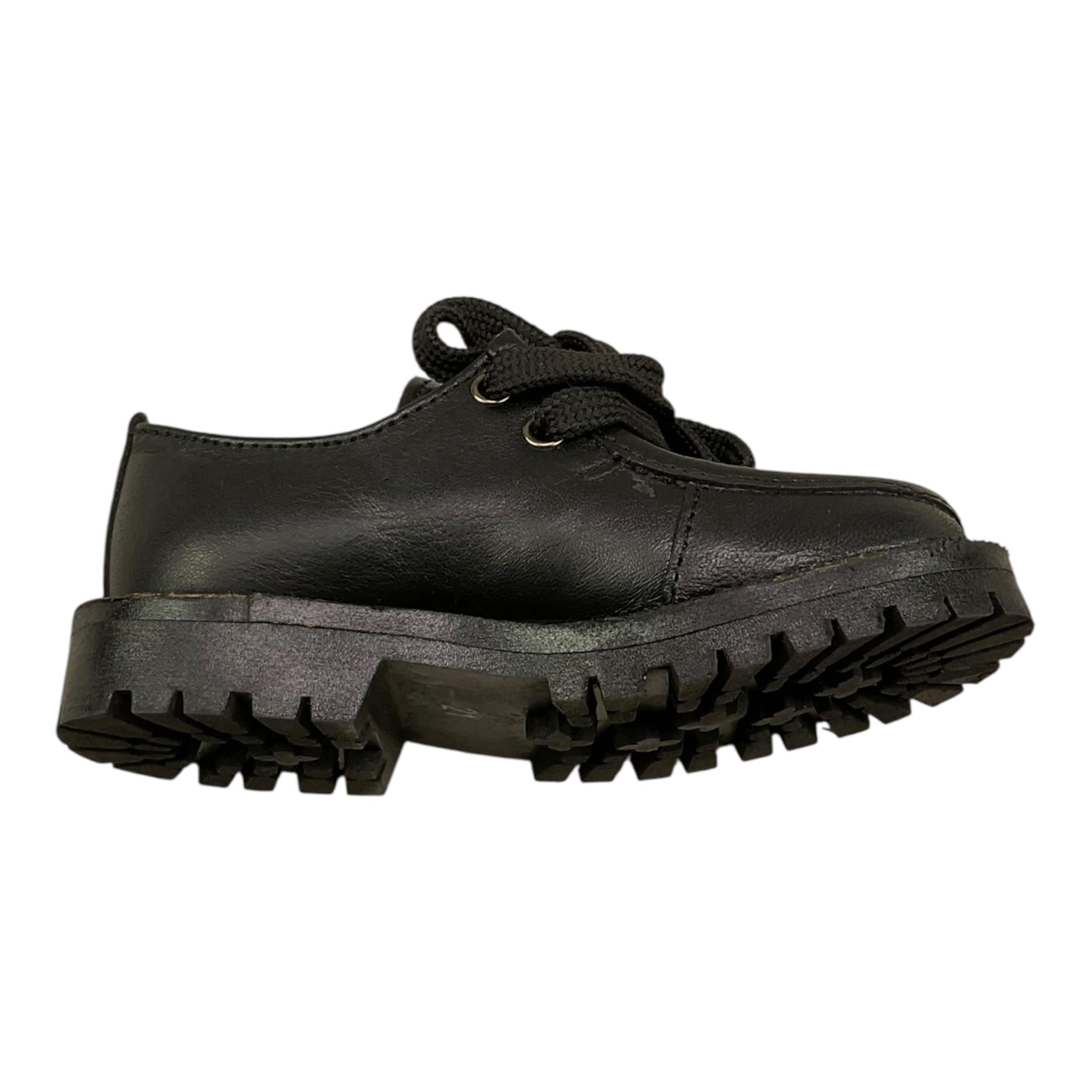 ELI  scarpa elegante tinta unita con lacci Nero per Bambino 22501AD NERO ELI 