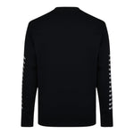 Diesel Shirt Girocollo tinta unita con Stampa Nero per Bambino 00J4P8 NERO DIESEL 
