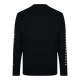 Diesel Shirt Girocollo tinta unita con Stampa Nero per Bambino 00J4P8 NERO DIESEL 