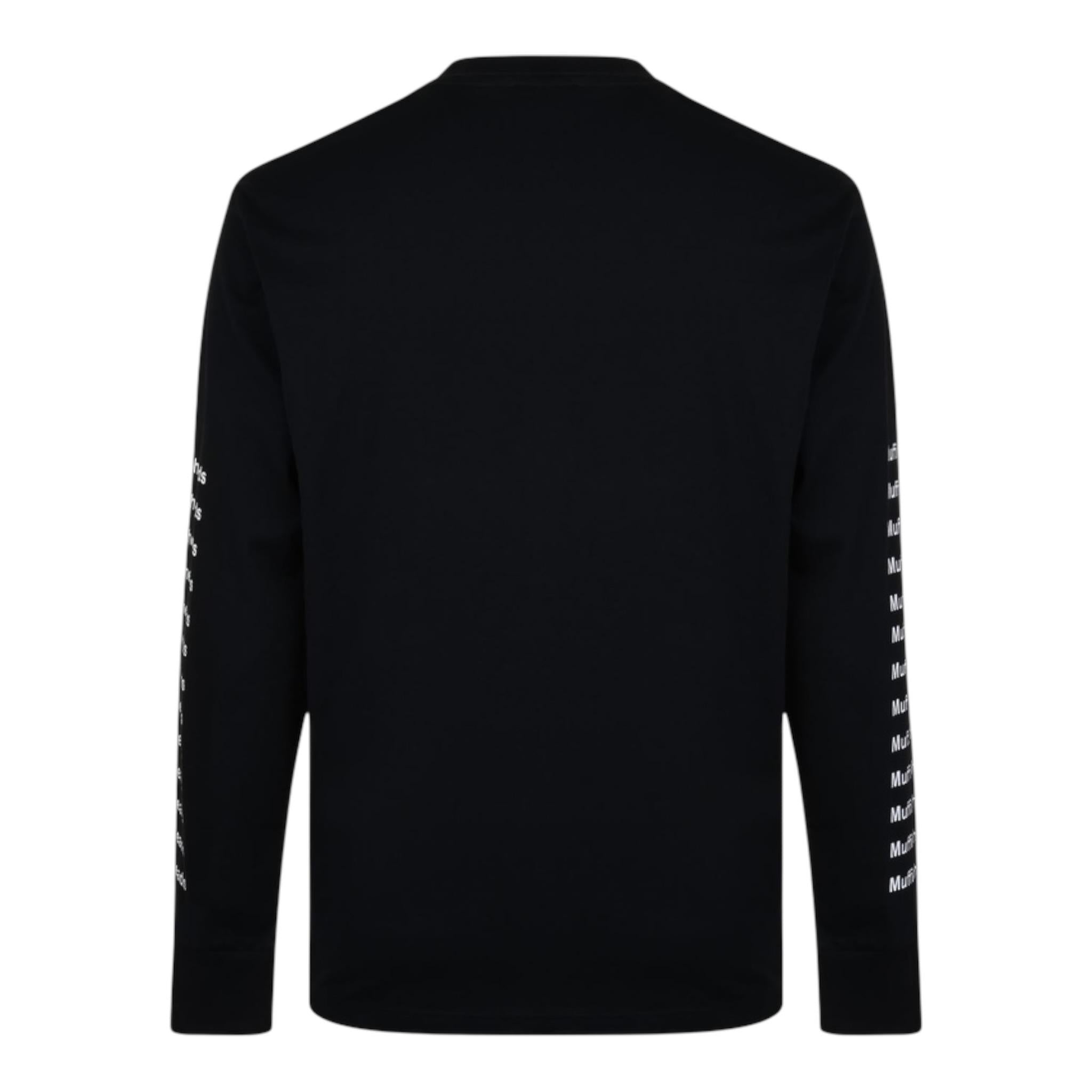 Diesel Shirt Girocollo tinta unita con Stampa Nero per Bambino 00J4P8 NERO DIESEL 