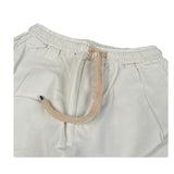 Numbers Pantalone tinta unita con Elastico In Vita Panna per Bambino 24622 PANNA NUMBERS 