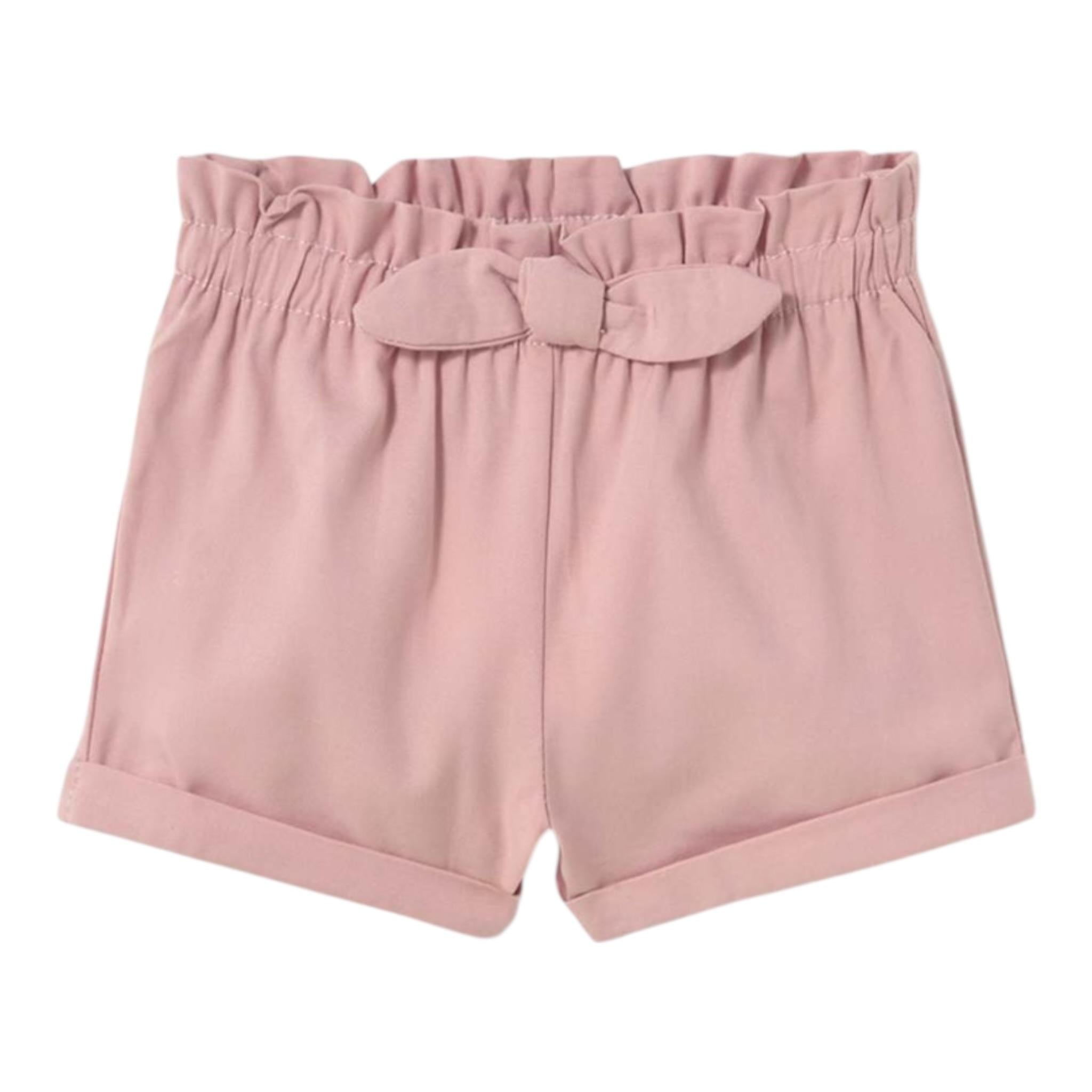 Mayoral Short tinta unita con Elastico Invita Rosa per Neonata 1258XX ROSA MAYORAL 