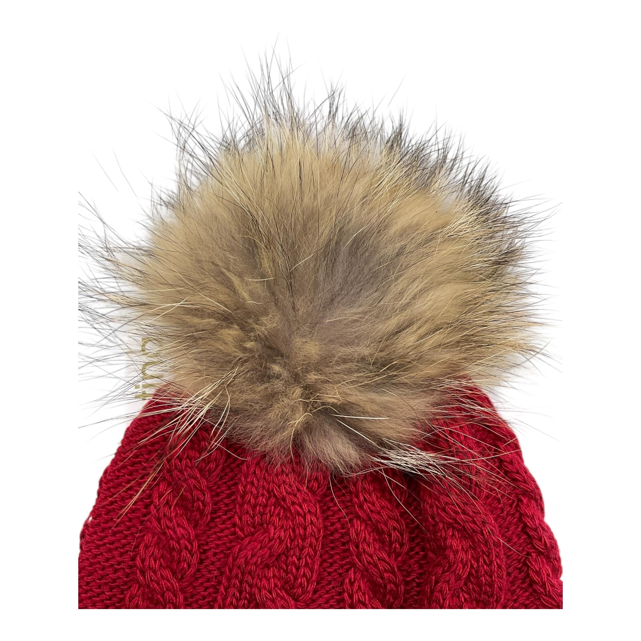 VALENTINA BEBES cappello tinta unita con pon pon Rosso per Bambina GORRO ROSSO VALENTINA BEBES 