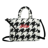 SAINT BARTH borsa bicolorfe con fantasia e logo Bianco/nero per Bambina COL0015 BIANCO/NERO SAINT BARTH 