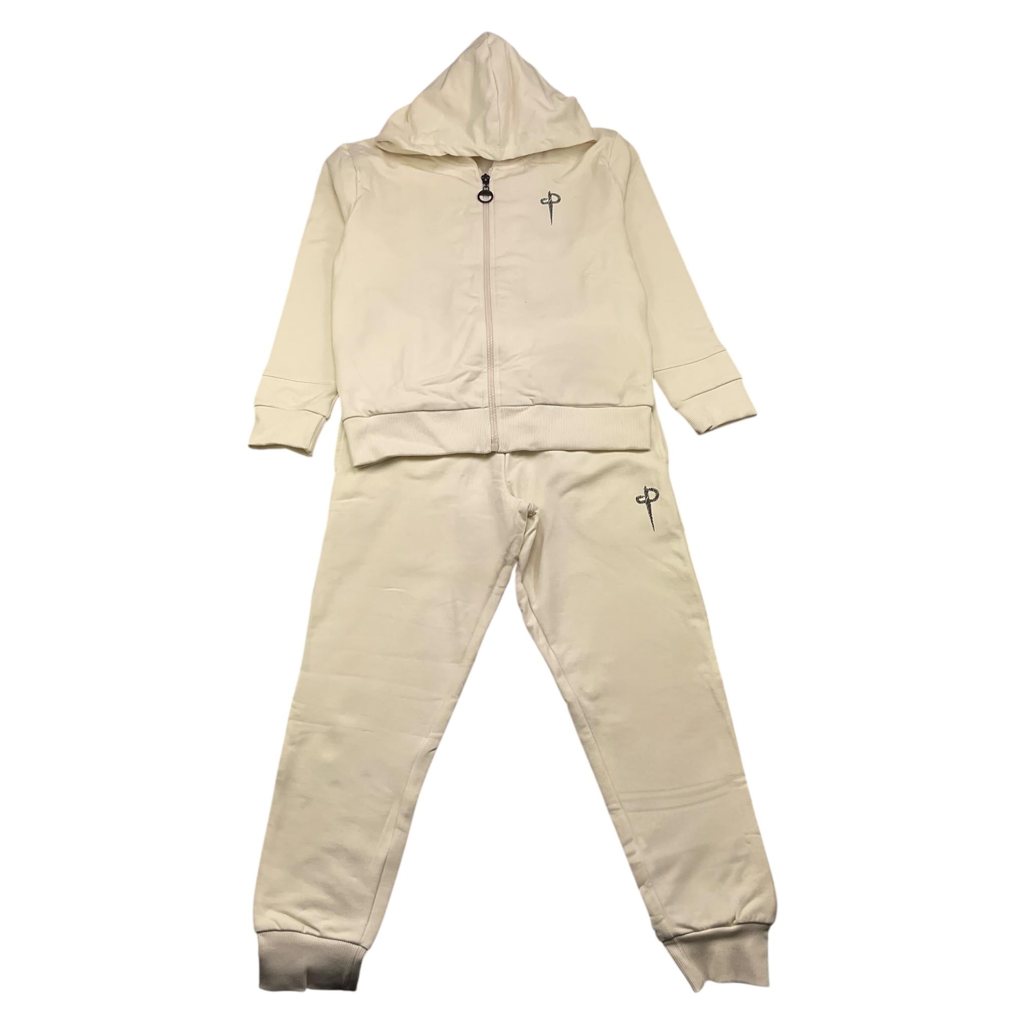 CESARE PACIOTTI completo 2 pezzi felpa-pantalone tinta unita Panna per Bambino COMP5314JX PANNA CESARE PACIOTTI 