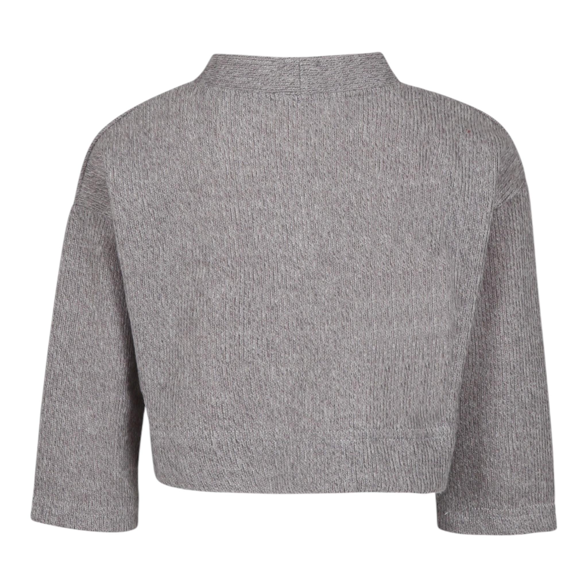 CAFFE' D'ORZO cardigan tinta unita con bottoni Grigio per Bambina ZV9A70 GRIGIO CAFFE' D'ORZO 