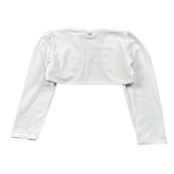 Please Coprispalle Tinta Unita per Bambina LG08032G73X BIANCO PLEASE 