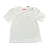 Diesel T-Shirt Girocollo Tinta Unita con Stampa per Neonato K005633 BIANCO DIESEL 