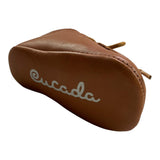 CUCADA scarpina tinta unita cn lacci Cammello per Neonato 11011AD CAMMELLO CUCADA 