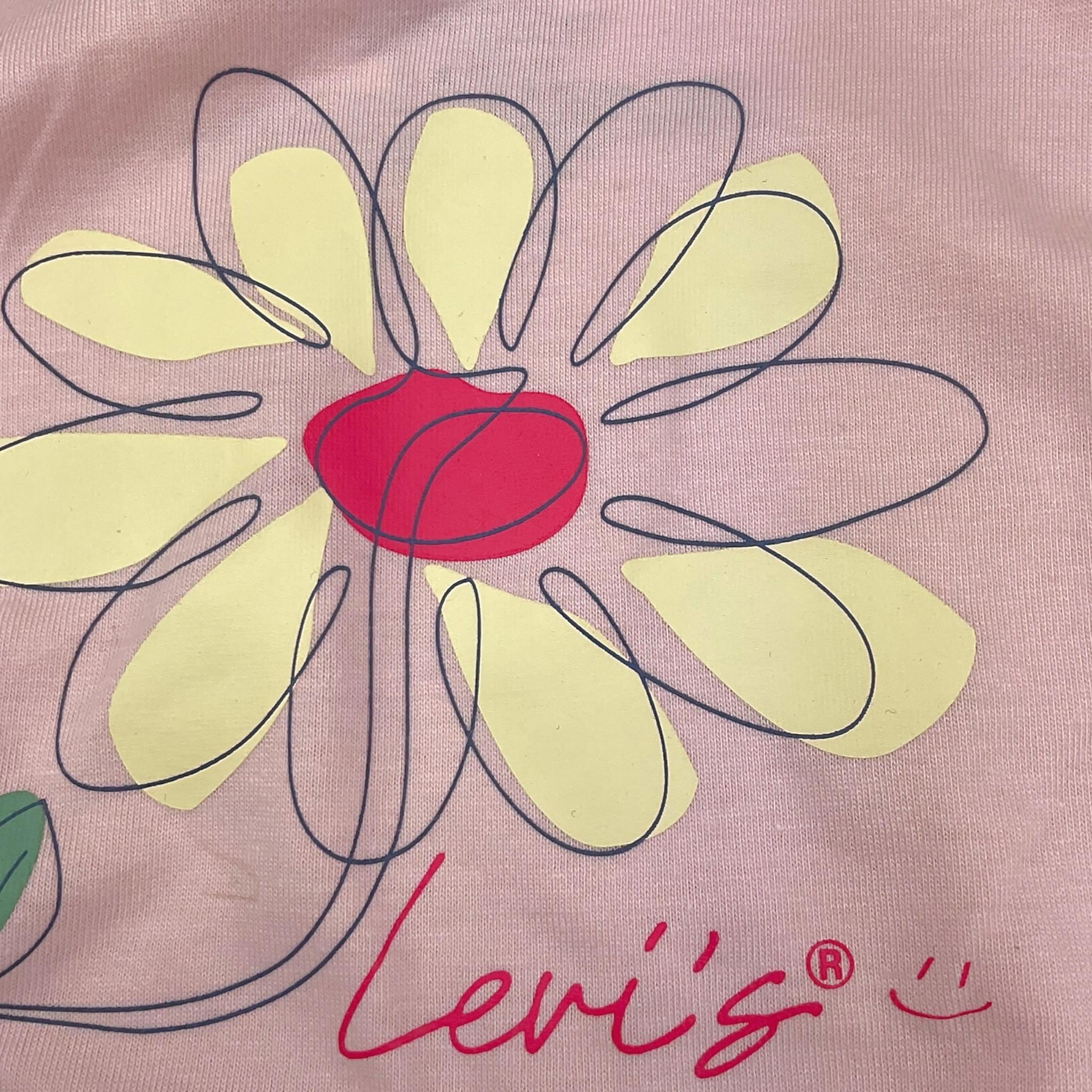 Levi'S Completo 2 Pezzi T-Shirt-Short In Denim per Neonata 1EK065 ROSA LEVI'S 