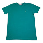 Cesare Paciotti T-Shirt Girocollo Tinta Unita con Logo per Bambino TSP5155J VERDE CESARE PACIOTTI 