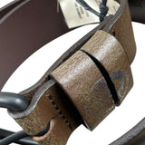 Diesel Cintura Tinta Unita con Logo per Bambino J00154 MARRONE DIESEL 