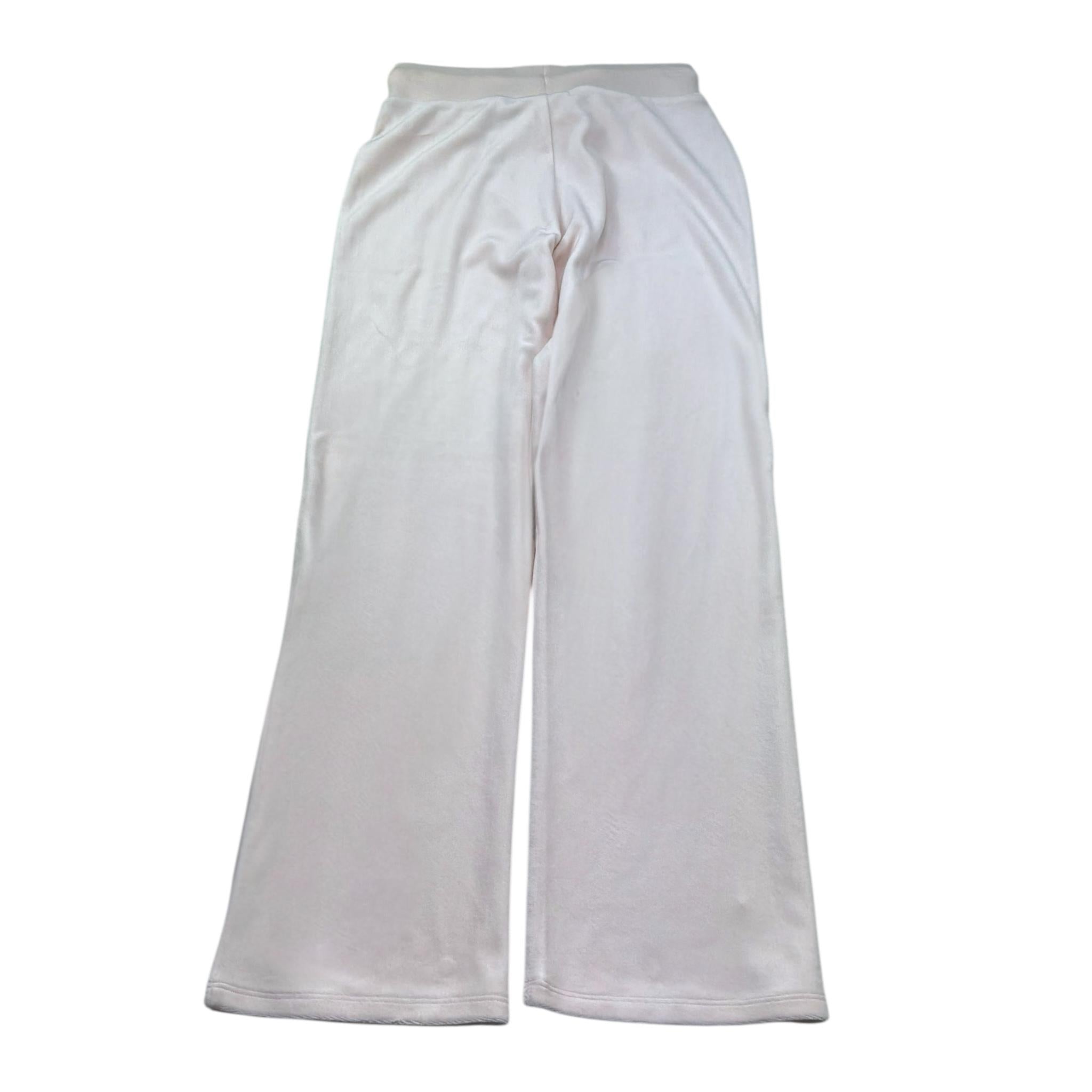 Juicy Couture Pantalone Tinta Unita In Velluto per Bambina JBX6669 PANNA JUICY COUTURE 