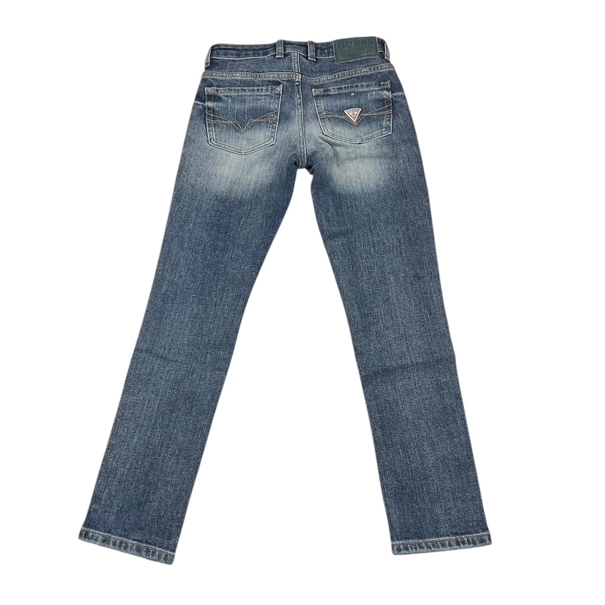 GUESS jeans tinta unita con girovita regolabile Blu per Bambino L2RA05D4EX0 BLU GUESS 