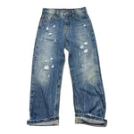 John Richmond Jeans Tinta Unita con Strappi per Bambino RBP26228JE BLU JOHN RICHMOND 