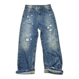 John Richmond Jeans Tinta Unita con Strappi per Bambino RBP26228JE BLU JOHN RICHMOND 