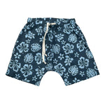 Zhoe & Tobiah Bermuda Tinta Unita con Stampe per Neonato WI2B BLU ZHOE & TOBIAH 