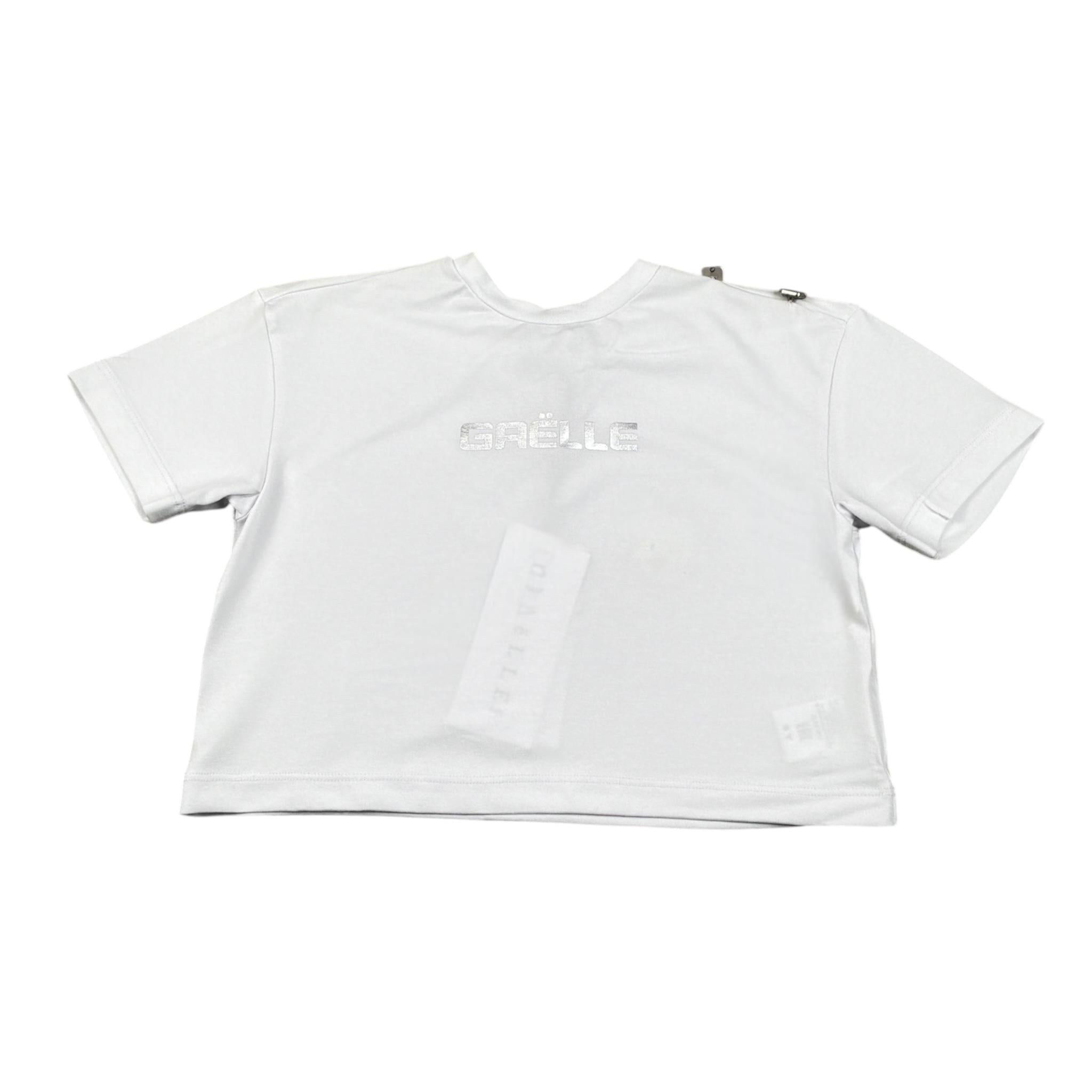 Gaelle T-Shirt Girocollo tinta unita con Stampa Bianco per Bambina 2746MY00516 BIANCO GAELLE 