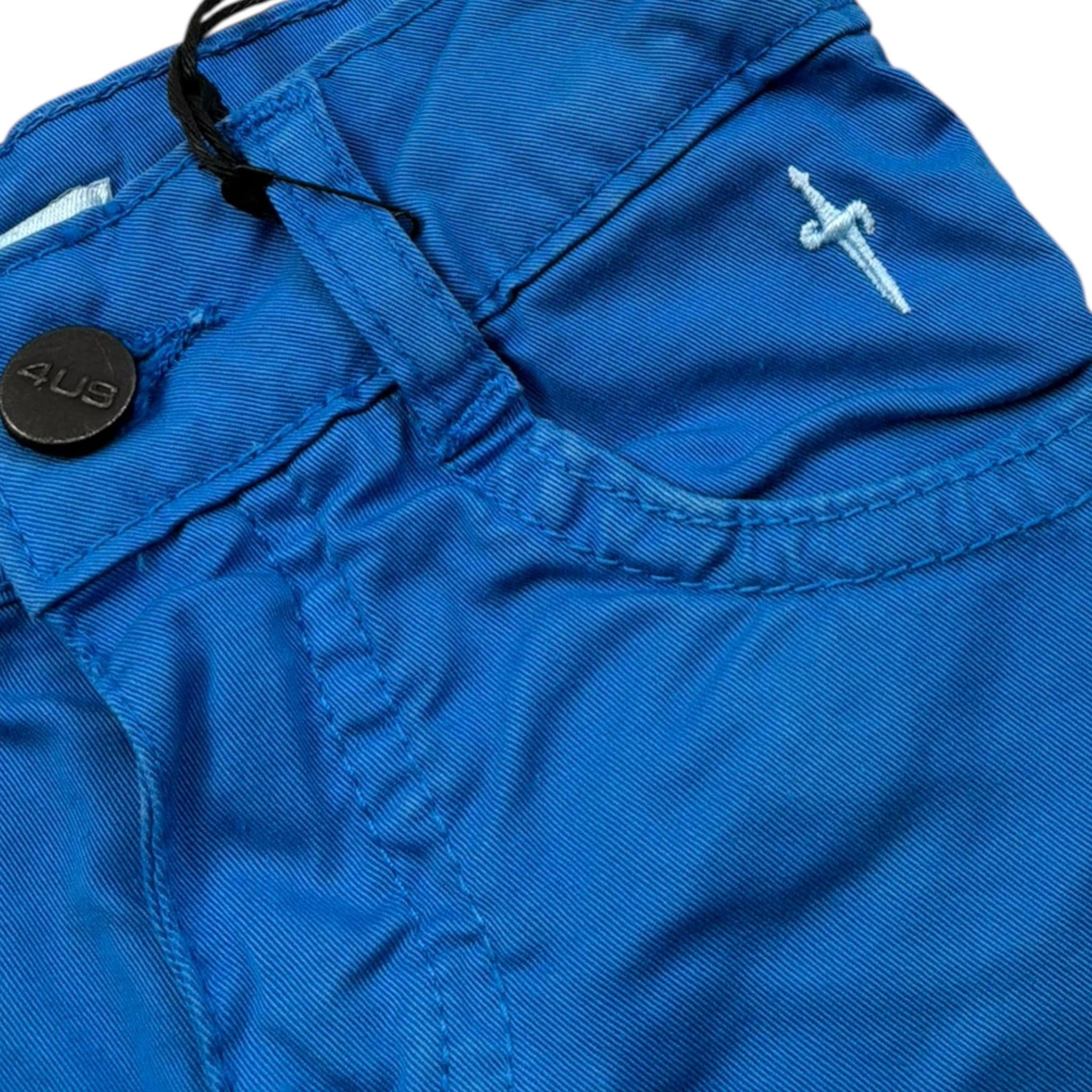 Cesare Paciotti Bermuda Tinta Unita con Girovita Regolabile per Neonato BMP0125B COBALTO CESARE PACIOTTI 